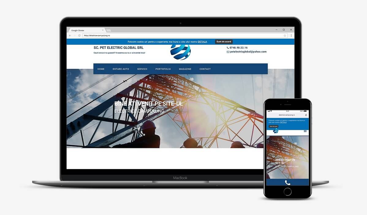 Creare site instalatii electrice