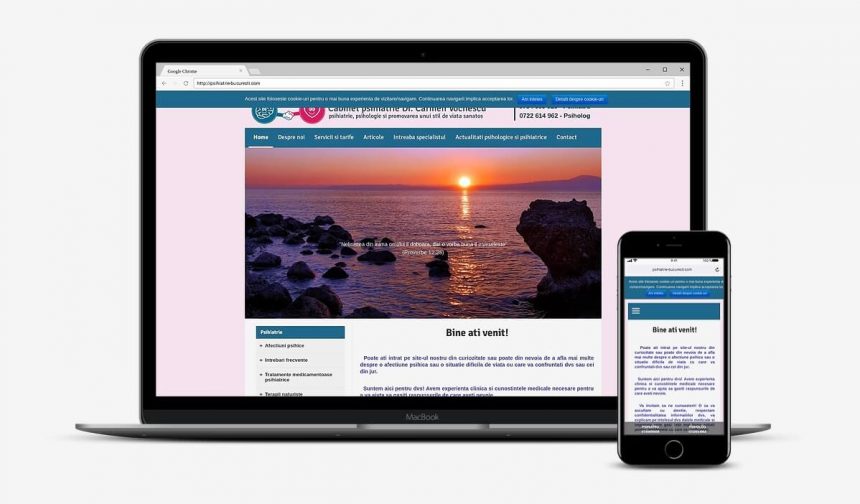 Creare site cabinet psihiatrie