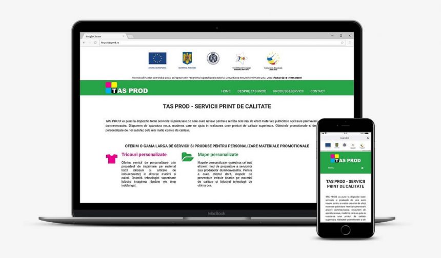 Realizare site servicii publicitate
