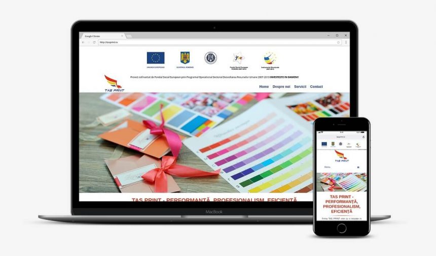 Web Design site servicii producție publicitate