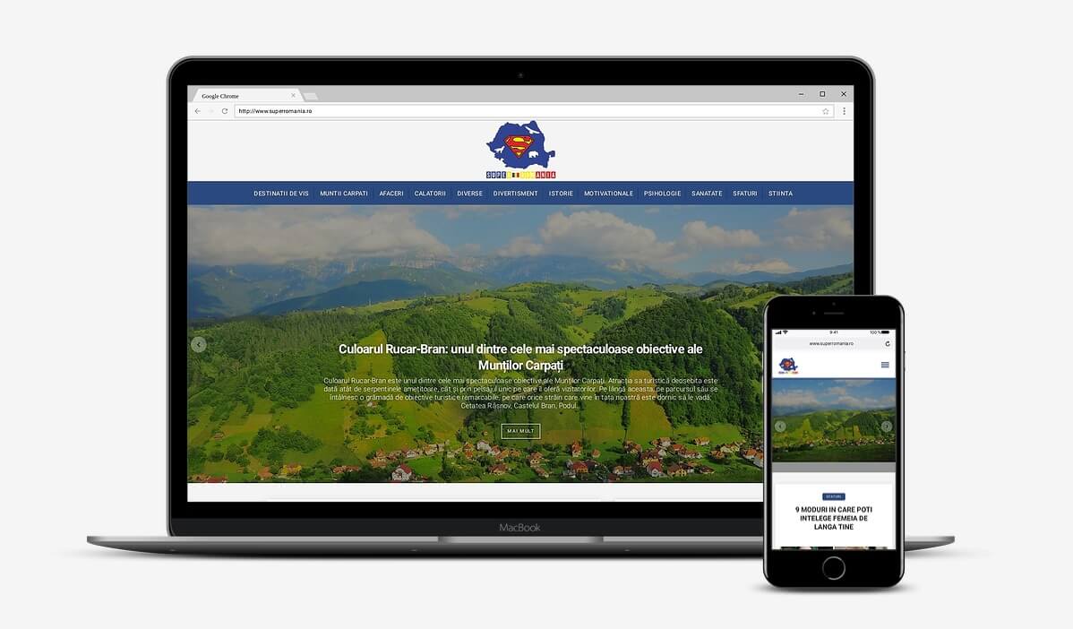 Web Design blog turism