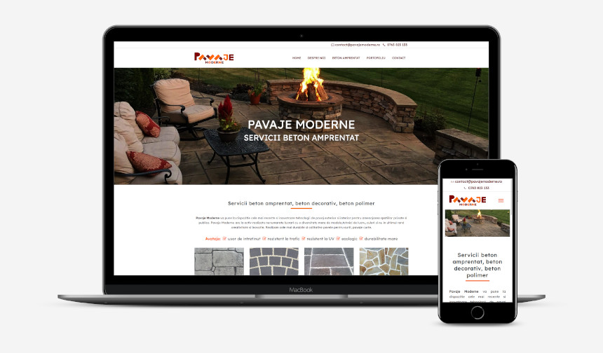 Creare site pavaje moderne