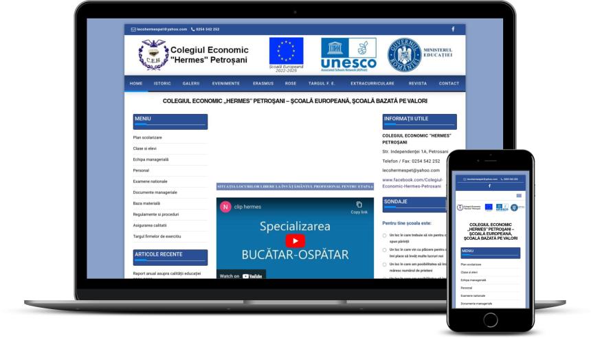 Redesign site Colegiul Economic