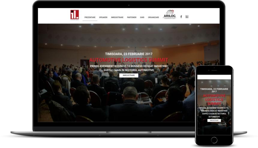 Web Design site eveniment auto