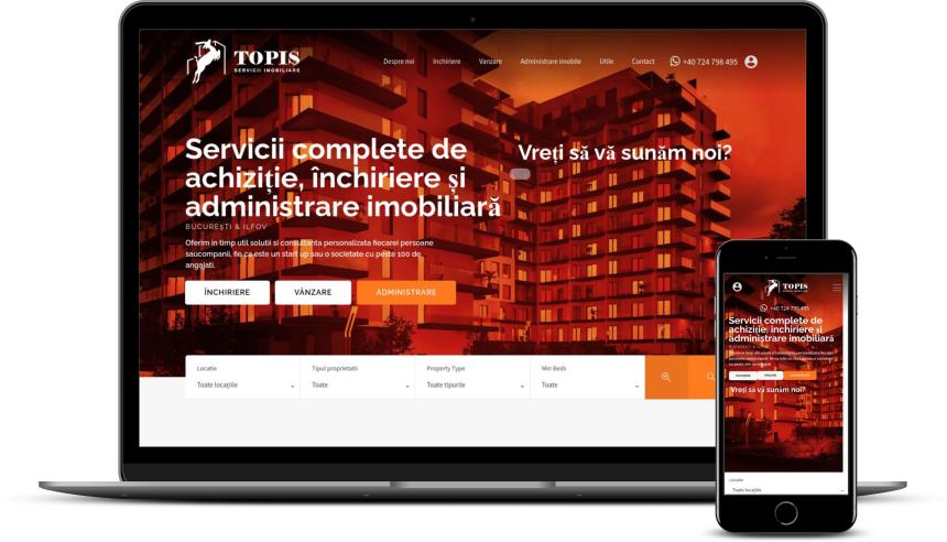 Modificare site agenție imobiliară