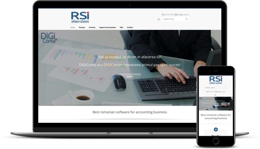 Modificare site firmă contabilitate