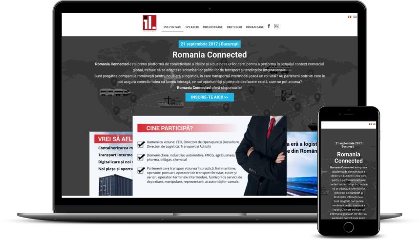 Web Design site prezentare evenimente