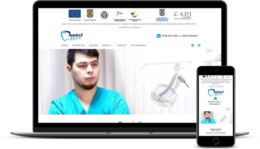 Redesign site cabinet stomatologie