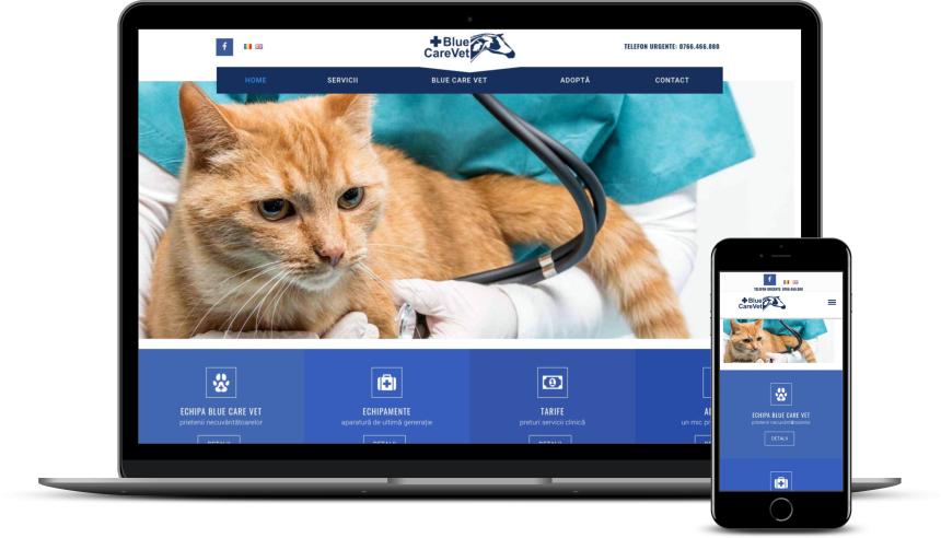 Web Design site cabinet veterinar