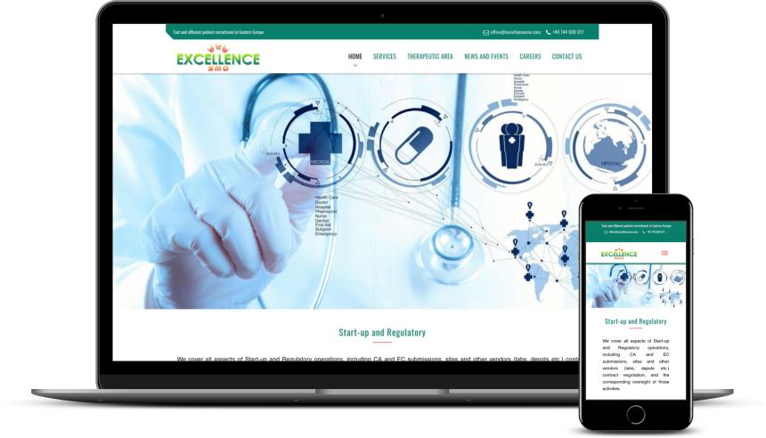 Web Design site servicii management