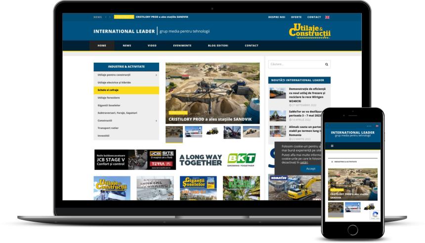 Website revistă utilaje construcții