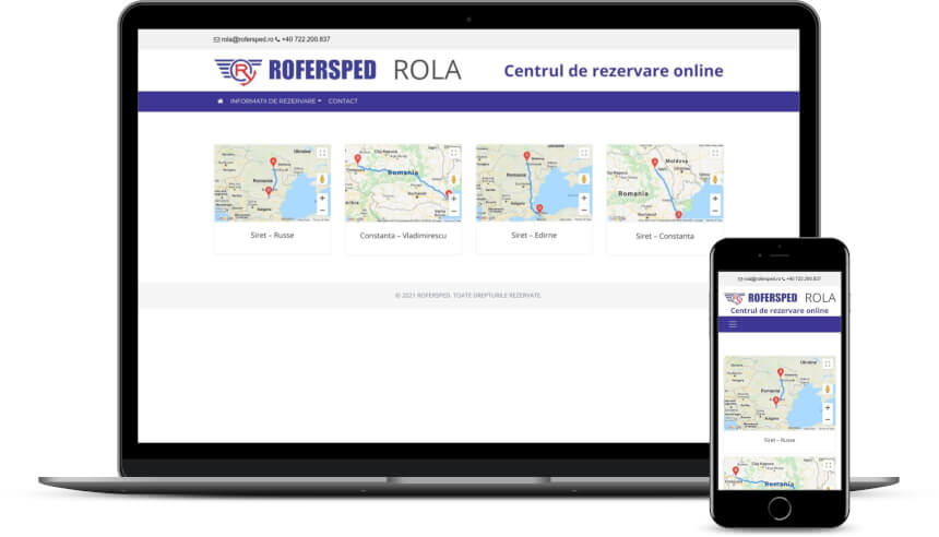 Dezvoltare software rezervări online