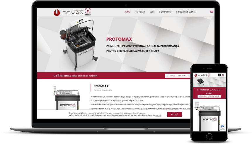 Web Design magazin online produse industriale