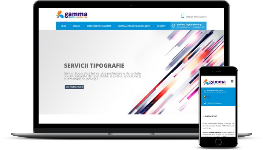 Website servicii publicitare