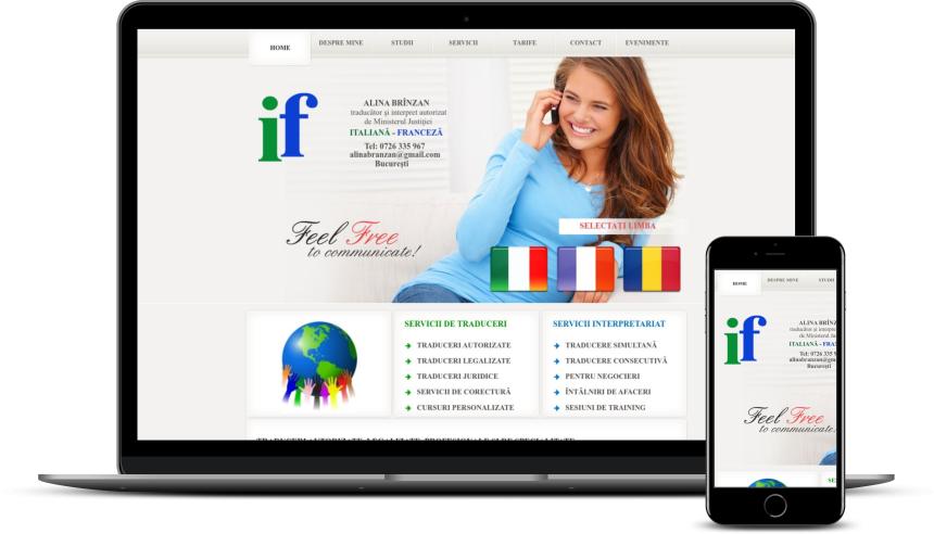 Creare site pentru birou traduceri